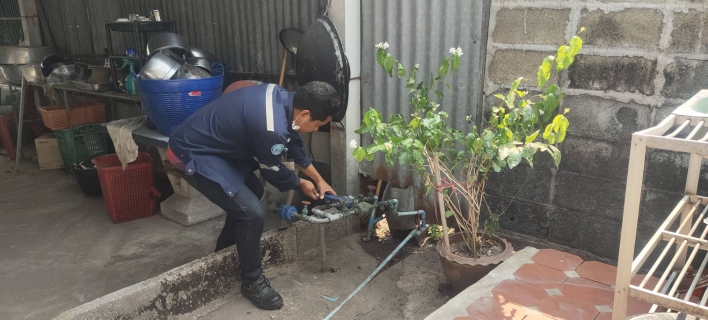 ไฟล์แนบ "มาเร็วทันใจ" กปภ.สาขากำแพงเพชร ส่ง Mr.ทันใจ ตรวจสอบน้ำไม่ไหล