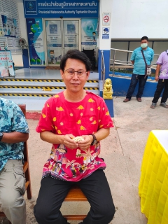 ไฟล์แนบ การประปาส่วนภูมิภาสาขาตะพานหิน จัดกิจกรรมสรงน้ำพระพุทธรูป รดนำขอพร ประจำปี 2566