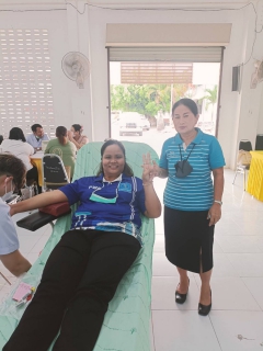 ไฟล์แนบ การประปาส่วนภูมิภาคสาขากาญจนดิษฐ์ เข้าร่วมกิจกรรม PEA ใส่ใจทุกชีวิต บริจาคโลหิต ๑๐ ล้านซีซี 