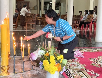 ไฟล์แนบ กปภ.สาขาขลุง เข้าร่วมกิจกรรมเข้าวัดทำบุญวันธรรมสวนะ (วันพระ) ณ วัดช้างข้าม ตำบลซึ้ง อำเภอขลุง จังหวัดจันทบุรี