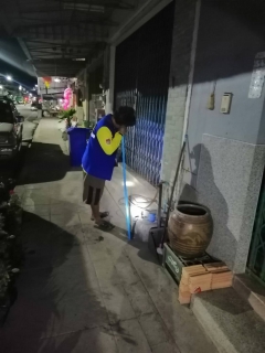 ไฟล์แนบ การประปาส่วนภูมิสาขาจันดี ลงพื้นที่เดินสำรวจหาท่อแตก-ท่อรั่ว