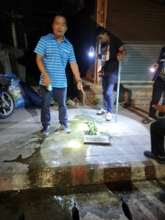 ไฟล์แนบ การประปาส่วนภูมิสาขาจันดี ลงพื้นที่เดินสำรวจหาท่อแตก-ท่อรั่ว