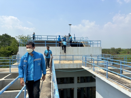 ไฟล์แนบ กปภ.สาขาธัญบุรี จัดประชุมติดตามผลการดำเนินงานโครงการจัดการน้ำสะอาดและการบำรุงรักษาเชิงป้องกัน (WSP&PM) ภาคีเครือข่าย กปภ.สาขาธัญบุรี ครั้งที่ 2/2566 โดยให้การต้อนรับคณะทำงาน ณ ห้องประชุมสถานีผลิตจ่ายน้ำธัญบุรี คลอง 13 อ.ธัญบุรี จ.ปทุมธานี