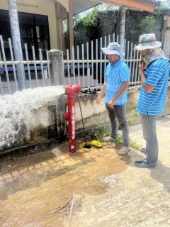 ไฟล์แนบ การประปาส่วนภูมิภาคสาขาอ่าวลึก ดำเนินการตามแผนงานบริการและควบคุมน้ำสูญเสีย โบล์วตะกอน ตามแผนระบายตะกอนในเส้นท่อ