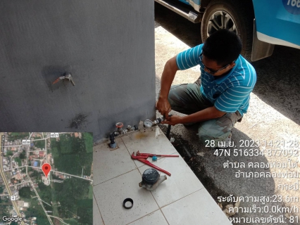 ไฟล์แนบ การประปาส่วนภูมิภาคสาขาคลองท่อมลงพื้นที่ตรวจวัดแรงดันน้ำ บริเวณพื้นที่ตำบลคลองท่อมใต้