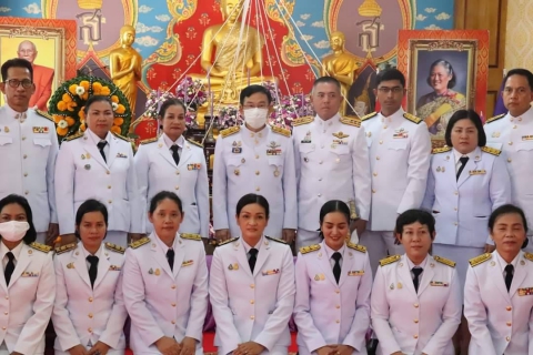 ไฟล์แนบ การประปาส่วนภูมิภาคสาขาอ่าวลึก เข้าร่วมกิจกรรมและร่วมเป็นเจ้าภาพเทศน์มหาชาติเวสสันดรชาดก ตามโครงการเฉลิมพระเกียรติสมเด็จพระกนิษฐาธิราชเจ้า กรมสมเด็จพระเทพรัตนราชสุดาฯ สยามบรมราชกุมารี ณ ศาลาการเปรียญวัดราษฎร์รังสรรค์ ตำบลอ่าวลึกใต้ อำเภออ่าวลึก จังหวัดกระบี่