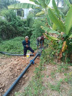 ไฟล์แนบ การประปาส่วนภูมิภาคสาขากาญจนดิษฐ์ เข้าตรวจสอบติดตามและแก้ไขปัญหา เรื่องการบริหารจัดการน้ำและการจ่ายน้ำให้พื้นที่บ้านทับท้อนเขาแก้วและท่าทองใหม่