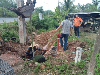 ไฟล์แนบ การประปาส่วนภูมิภาคสาขากาญจนดิษฐ์ เข้าตรวจสอบติดตามและแก้ไขปัญหา เรื่องการบริหารจัดการน้ำและการจ่ายน้ำให้พื้นที่บ้านทับท้อนเขาแก้วและท่าทองใหม่