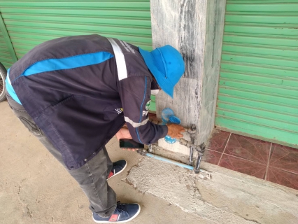 ไฟล์แนบ กปภ.สาขาบ้านตาขุน ลงพื้นที่สุ่มมาตรวัดน้ำของลูกค้า ตรวจสอบมาตรและรายงานมาตร 0 หน่วย