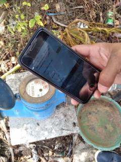 ไฟล์แนบ กปภ.สาขาบ้านตาขุน ลงพื้นที่สุ่มมาตรวัดน้ำของลูกค้า ตรวจสอบมาตรและรายงานมาตร 0 หน่วย