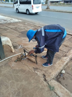 ไฟล์แนบ กปภ.สาขาบ้านตาขุน ลงพื้นที่สุ่มมาตรวัดน้ำของลูกค้า ตรวจสอบมาตรและรายงานมาตร 0 หน่วย