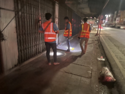 ไฟล์แนบ กปภ.สาขากำแพงเพชร ลุย ! หาท่อแตกรั่ว ส่งทีมซ่อมทันที 