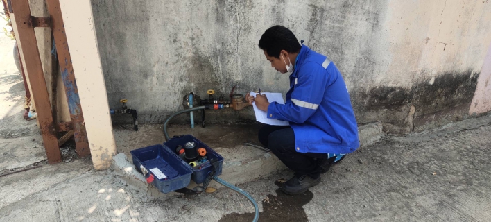 ไฟล์แนบ กปภ.สาขากำแพงเพชร ลงพื้นที่สุ่มมาตรวัดน้ำผู้ใช้น้ำ ประจำเดือนเมษายน 2566