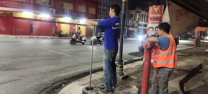 ไฟล์แนบ กปภ.สาขากำแพงเพชร Full Team ทำ Step Test พื้นที่  DMA 10 หวังลด % น้ำสูญเสีย นำผลมาวิเคราะห์ทำ ALC 