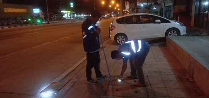 ไฟล์แนบ การประปาส่วนภูมิภาคสาขาคลองท่อม ลงพื้นที่สำรวจหาท่อแตกรั่ว บริเวณพื้นที่ตำบลคลองพน อำเภอคลองท่อม จังหวัดกระบี่