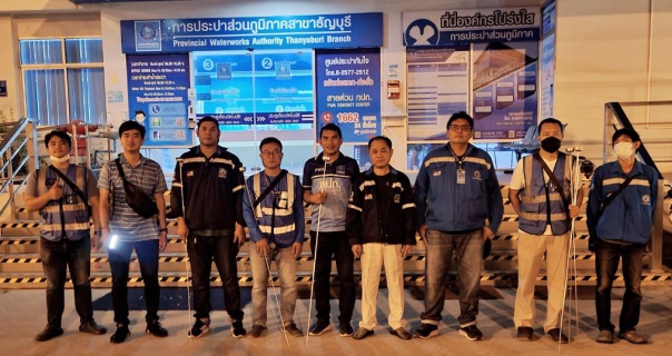 ไฟล์แนบ กปภ.สาขาธัญบุรี ลงพื้นที่สำรวจหาท่อแตกรั่ว ตามแผนยุทธศาสตร์การลดน้ำสูญเสียของ กปภ.