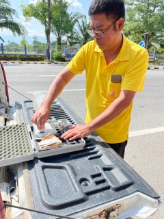 ไฟล์แนบ การประปาส่วนภูมิภาคสาขาจันดี ออกตรวจวัดคุณภาพน้ำตามโครงการ กปภ.เช็คชัวร์ ประจำเดือน พฤษภาคม 2566