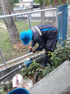 ไฟล์แนบ กปภ.สาขาบ้านตาขุน ลงพื้นที่สุ่มมาตรวัดน้ำของลูกค้า ตรวจสอบมาตรและรายงานมาตร 0 หน่วย