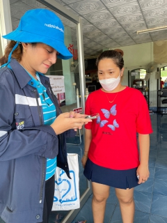 ไฟล์แนบ กปภ.สาขาบ้านตาขุน ลงพื้นที่อำเภอพนม จังหวัดสุราษฎร์ธานี  เพื่อประชาสัมพันธ์ช่องทางการชำระค่าน้ำออนไลน์ของ กปภ