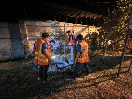 ไฟล์แนบ ไม่เคยหยุด ระดมทีมหาท่อแตกรั่วกลางคืน กำแพงเพชร ส่งทีมช่างซ่อมทันทีครบทุกจุด