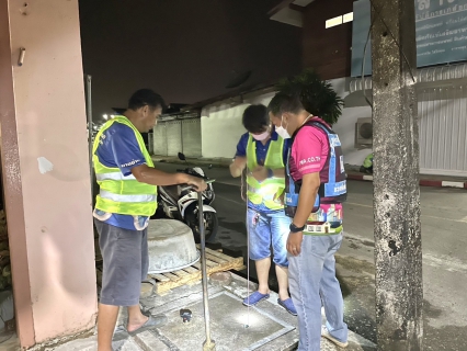 ไฟล์แนบ กปภ.สาขาขลุง ออกสำรวจหาท่อรั่วในพื้นที่ DMA01-2 ตลาดขลุง บริเวณถนนเทศบาลสาย 1,4,5,7 และ 11 ต.ขลุง อ.ขลุง จ.จันทบุรี