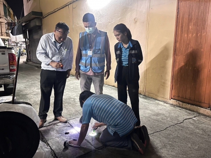 ไฟล์แนบ กปภ.สาขาสมุทรสงคราม ลงพื้นที่ทำ STEP TEST สำรวจท่อแตกรั่ว เร่งซ่อมท่อ ลดน้ำสูญเสีย เพิ่มน้ำจำหน่าย ลดข้อร้องเรียน