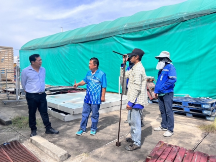 ไฟล์แนบ กปภ.สาขาสมุทรสงคราม ขยายพื้นที่การจ่ายน้ำ ลดการซื้อน้ำเอกชนและตรวจสอบระบบจ่ายน้ำตั้งแต่ต้นทางจนทางปลายทางของสถานีจ่ายน้ำนางตะเคียน