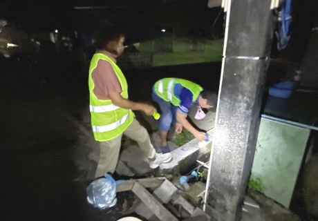 ไฟล์แนบ กปภ.สาขาขลุง ออกสำรวจหาท่อรั่วในพื้นที่ตามแผน DMA01-3 บริเวณ ถ.เทศบาลสาย1 (ซ้าย), ถ.เทศบาลสาย2,3 ต.ขลุง และพื้นที่ตำบลพลิ้ว จ.จันทบุรี