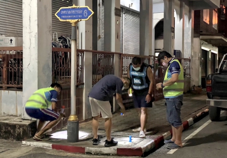 ไฟล์แนบ กปภ.สาขาขลุง ออกสำรวจหาท่อรั่วในพื้นที่ตามแผน DMA01-3 บริเวณ ถ.เทศบาลสาย1 (ซ้าย), ถ.เทศบาลสาย2,3 ต.ขลุง และพื้นที่ตำบลพลิ้ว จ.จันทบุรี