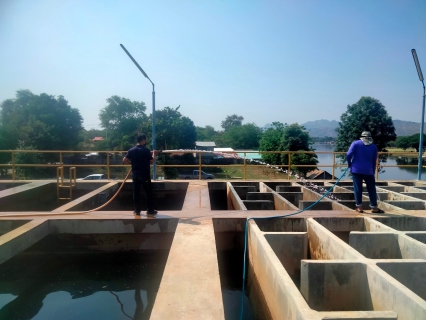 ไฟล์แนบ กปภ.สาขากาญจนบุรี ล้างถังตกตะกอนโรงกรองน้ำ ประจำเดือน พฤษภาคม 2566 