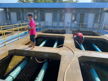 ไฟล์แนบ กปภ.สาขากาญจนบุรี ล้างถังตกตะกอนโรงกรองน้ำ ประจำเดือน พฤษภาคม 2566 