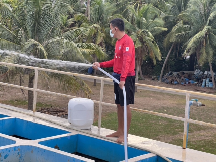 ไฟล์แนบ การประปาส่วนภูมิภาคสาขาประจวบคีรีขันธ์ ดำเนินการล้างถังตกตะกอนโรงกรองขนาด 400 ลบม./ชม. และโรงกรองขนาด 200 ลบม./ชม.