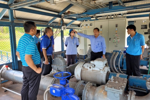 ไฟล์แนบ ผอ.กปภ.ข.6 ลงพื้นที่ตรวจเยี่ยมและติดตามสถานการณ์น้ำ กปภ.สาขาหนองบัวแดง จ.ชัยภูมิ