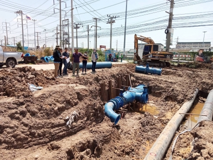 ไฟล์แนบ กปภ.สาขารังสิต(พ) ลงพื้นที่ตรวจสอบความคืบโครงการก่อสร้างปรับปรุงขยายการประปาส่วนภูมิภาคสาขารังสิต อ.ธัญบุรี - ลำลูกกา - คลองหลวง จ.ปทุมธานี ส่วนที่ 3 
