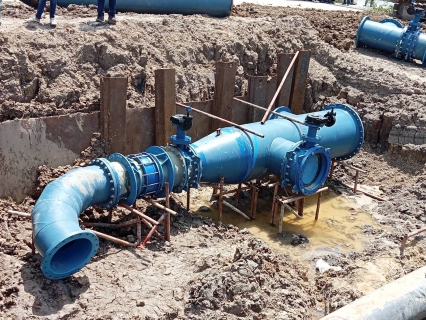 ไฟล์แนบ กปภ.สาขารังสิต(พ) ลงพื้นที่ตรวจสอบความคืบโครงการก่อสร้างปรับปรุงขยายการประปาส่วนภูมิภาคสาขารังสิต อ.ธัญบุรี - ลำลูกกา - คลองหลวง จ.ปทุมธานี ส่วนที่ 3 