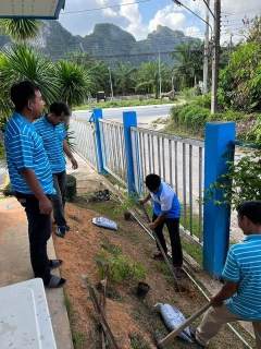 ไฟล์แนบ การประปาส่วนภูมิภาคสาขาอ่าวลึก จัดกิจกรรมโครงการ กปภ.ปลูกป่าเพื่อแผ่นดิน เทิดพระเกียรติพระบาทสมเด็จพระบรมชนกาธิเบศรมหาภูมิพลอดุลยเดชมหาราช บรมนาถบพิตร (Father's Land) ปี 2566