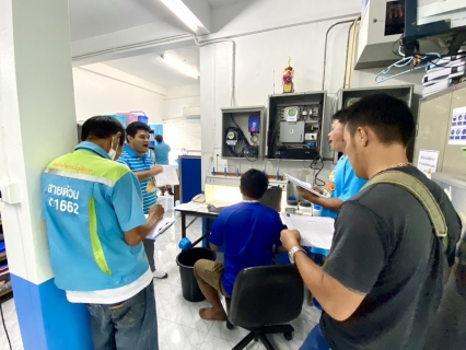 ไฟล์แนบ กปภ.สาขาขลุง เข้าร่วมการซักซ้อมความรู้เกี่ยวกับระบบการผลิต และการทำจาร์เทส คิดคำนวนการจ่ายสารเคมีให้เหมาะสมกับการผลิตน้ำและการควบคุณภาพน้ำ