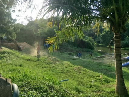 ไฟล์แนบ กปภ.สาขาปราณบุรี ดำเนินโครงการรวมพลังจิตอาสา กปภ.เฉลิมพระเกียรติ ประจำปี 2566 โดยการจัดกิจกรรมอนุรักษ์และฟื้นฟูแหล่งน้ำในพื้นที่ให้บริการ บริเวณ แม่น้ำปราณบุรี แหล่งน้ำดิบ ณ สถานีสูบน้ำแรงต่ำปลายน้ำ อำเภอปราณบุรี จังหวัดประจวบคีรีขันธ์