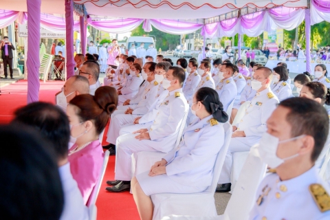 ไฟล์แนบ กปภ.สาขาประจวบคีรีขันธ์ ร่วมพิธีทำบุญตักบาตรถวายเป็นพระราชกุศล และร่วมพิธีถวายเครื่องราชสักการะและวางพานพุ่ม และพิธีจุดเทียนถวายพระพรชัยมงคล เพื่อเฉลิมพระเกียรติสมเด็จพระนางเจ้าสุทิดา พัชรสุธาพิมลลักษณ พระบรมราชินี เนื่องในโอกาสวันเฉลิมพระชนมพรรษา 3 มิถุนายน 2566  