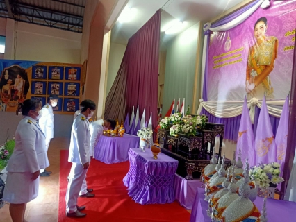 ไฟล์แนบ กปภ.สาขาปราณบุรี เข้าร่วมพิธีถวายเครื่องราชสักการะ และวางพานพุ่ม และพิธีจุดเทียนถวายพระพรชัยมงคล  เนื่องในโอกาส วันเฉลิมพระชนมพรรษาสมเด็จพระนางเจ้าสุทิดา พัชรสุธาพิมลลักษณ พระบรมราชินี    