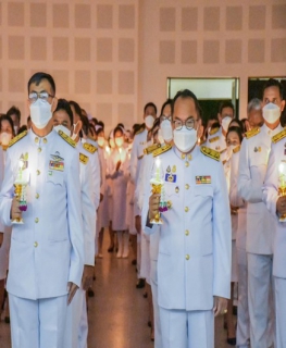 ไฟล์แนบ การประปาส่วนภูมิภาคสาขาพัทลุง ร่วมพิธีถวายเครื่องราชสักการะและวางพานพุ่ม   พิธีจุดเทียนถวายพระพรชัยมงคล  สมเด็จพระนางเจ้าสุทิดา พัชรสุธาพิมลลักษณ พระบรมราชินี เนื่องในโอกาสวันเฉลิมพระชนมพรรษา 3 มิถุนายน 2566