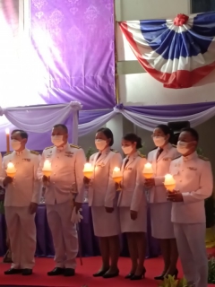 ไฟล์แนบ การประปาส่วนภูมิภาคสาขาทุ่งสง ร่วมกิจกรรมพิธีถวายเครื่องราชสักการะ วางพานพุ่ม และพิธีจุดเทียนถวายพระพรชัยมงคลสมเด็จพระนางเจ้าฯ พระบรมราชินี เนื่องในโอกาสวันเฉลิมพระชนมพรรษา 3 มิถุนายน 2566