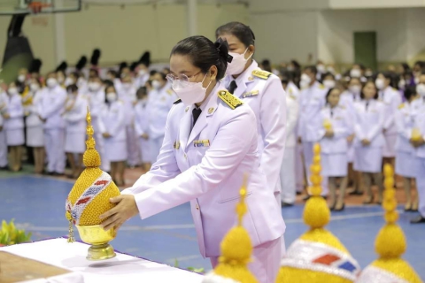 ไฟล์แนบ การประปาส่วนภูมิภาคสาขาทุ่งสง ร่วมกิจกรรมพิธีถวายเครื่องราชสักการะ วางพานพุ่ม และพิธีจุดเทียนถวายพระพรชัยมงคลสมเด็จพระนางเจ้าฯ พระบรมราชินี เนื่องในโอกาสวันเฉลิมพระชนมพรรษา 3 มิถุนายน 2566