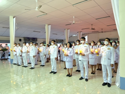 ไฟล์แนบ ร่วมกิจกรรมพิธีถวายเครื่องราชสักการะ วางพานพุ่ม และพิธีจุดเทียนถวายพระพรชัยมงคล