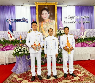 ไฟล์แนบ ร่วมกิจกรรมพิธีถวายเครื่องราชสักการะ วางพานพุ่ม และพิธีจุดเทียนถวายพระพรชัยมงคล