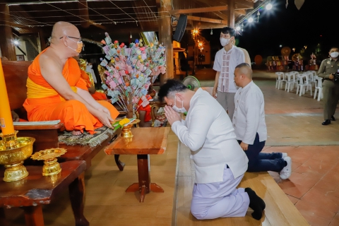 ไฟล์แนบ กปภ.สาขากำแพงเพชร ร่วมกิจกรรมเวียนเทียนที่วัดพระบรมธาตุ พระอารามหลวง เนื่องในวันวิสาขบูชา  