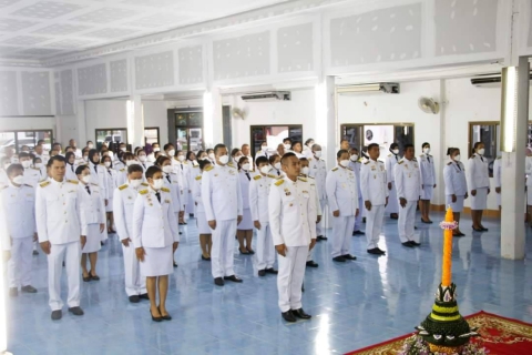 ไฟล์แนบ การประปาส่วนภูมิภาคสาขาอ่าวลึก ร่วมพิธีถวายเครื่องราชสักการะและวางพานพุ่ม และพิธีถวายพระพรชัยมงคล กิจกรรมเฉลิมพระเกียรติสมเด็จพระนางเจ้าฯ พระบรมราชินี เนื่องในโอกาสวันเฉลิมพระชนมพรรษา 3 มิถุนายน 2566