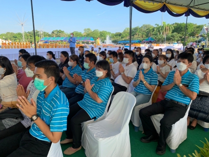 ไฟล์แนบ กปภ.สาขาสามพราน เข้าร่วมพิธีทำบุญตักบาตร เนื่องในวันวิสาขบูชา ประจำปี 2566