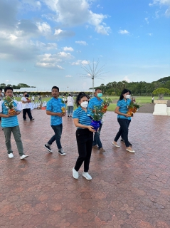 ไฟล์แนบ กปภ.สาขาสามพราน เข้าร่วมพิธีเวียนเทียน เนื่องในวันวิสาขบูชา ประจำปี 2566