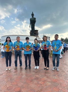 ไฟล์แนบ กปภ.สาขาสามพราน เข้าร่วมพิธีเวียนเทียน เนื่องในวันวิสาขบูชา ประจำปี 2566